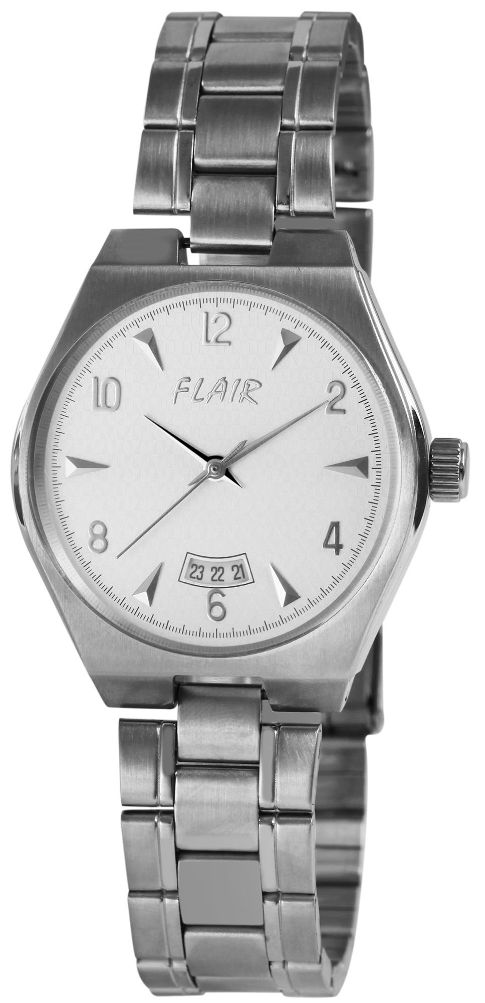 Flair Herrenuhr mit Edelstahlarmband, 5 bar