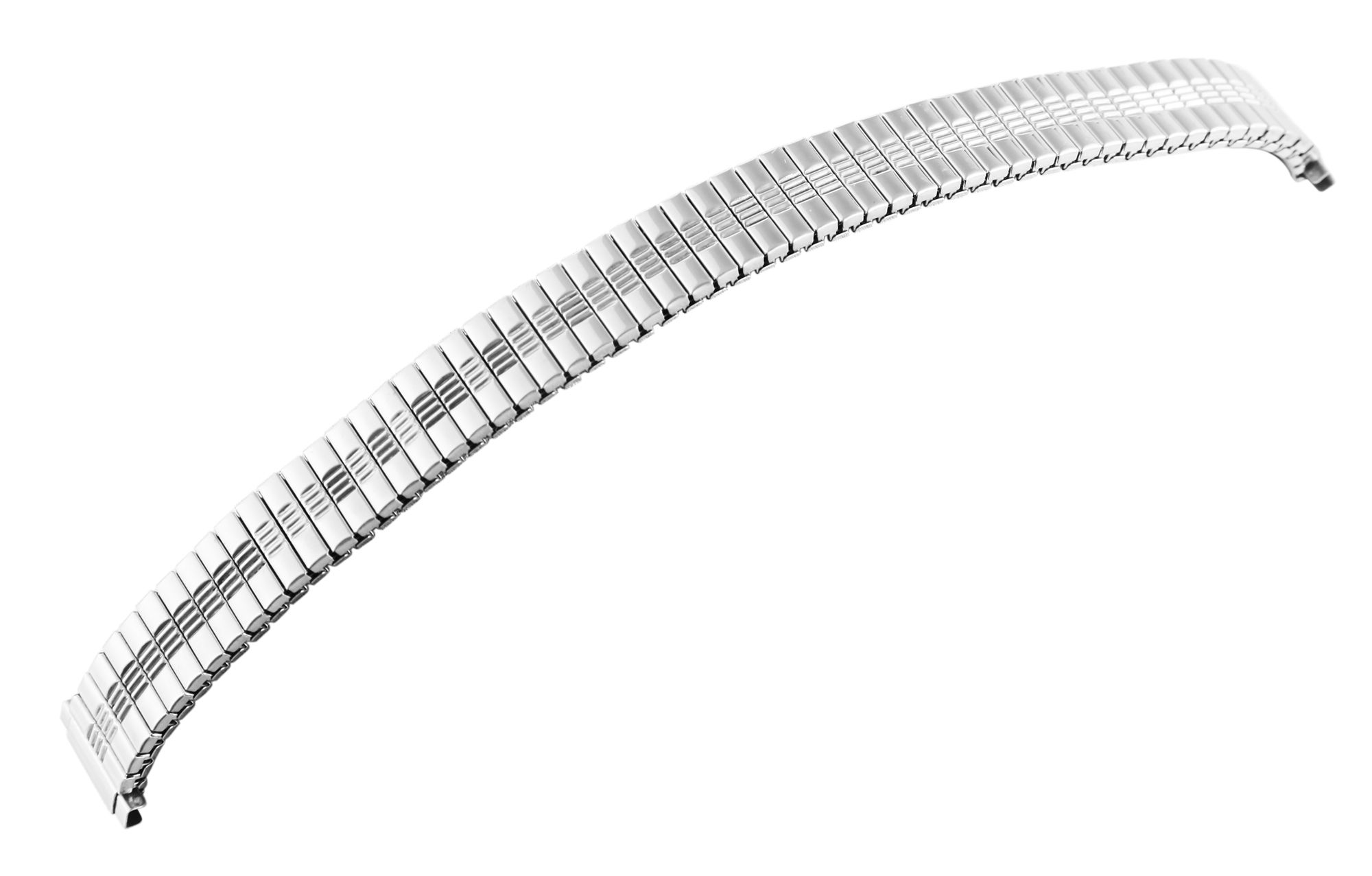 Edelstahl-Zugarmband, silberfarben, 10 mm - 16 mm