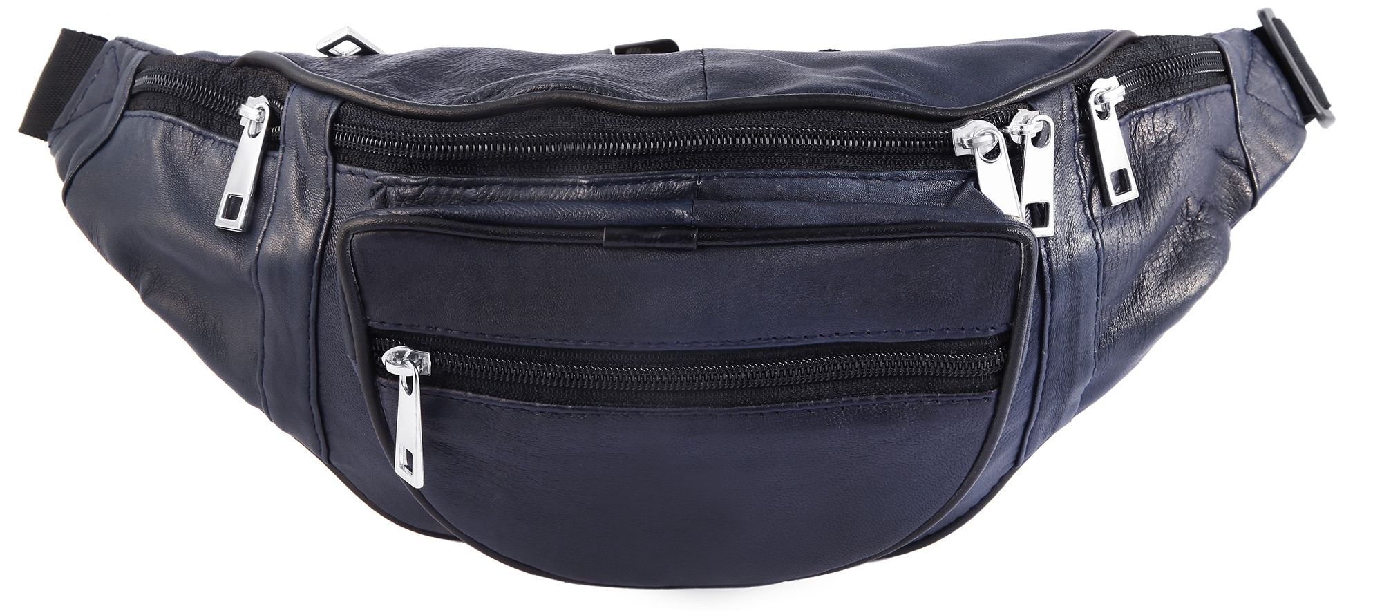 Steinmeister Hüfttasche aus Echtleder, dunkelblau