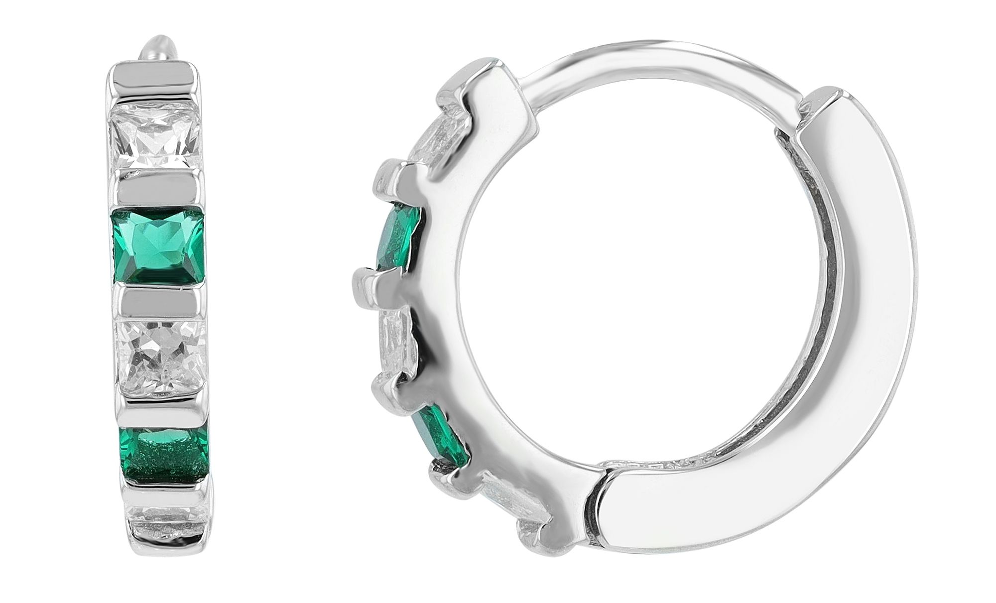 "Feyza" - Creole aus 925/- Echt Silber, verschiedene Varianten