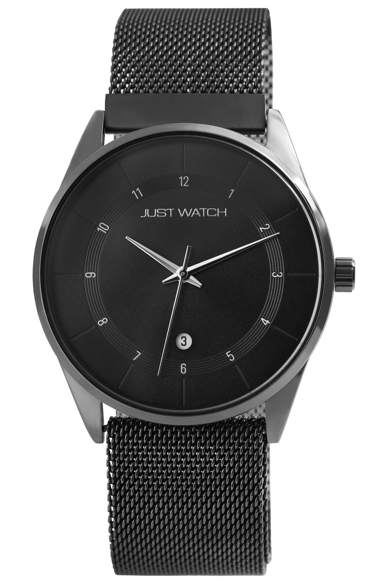 Just Watch Herrenuhr mit Edelstahl Magnetmeshband