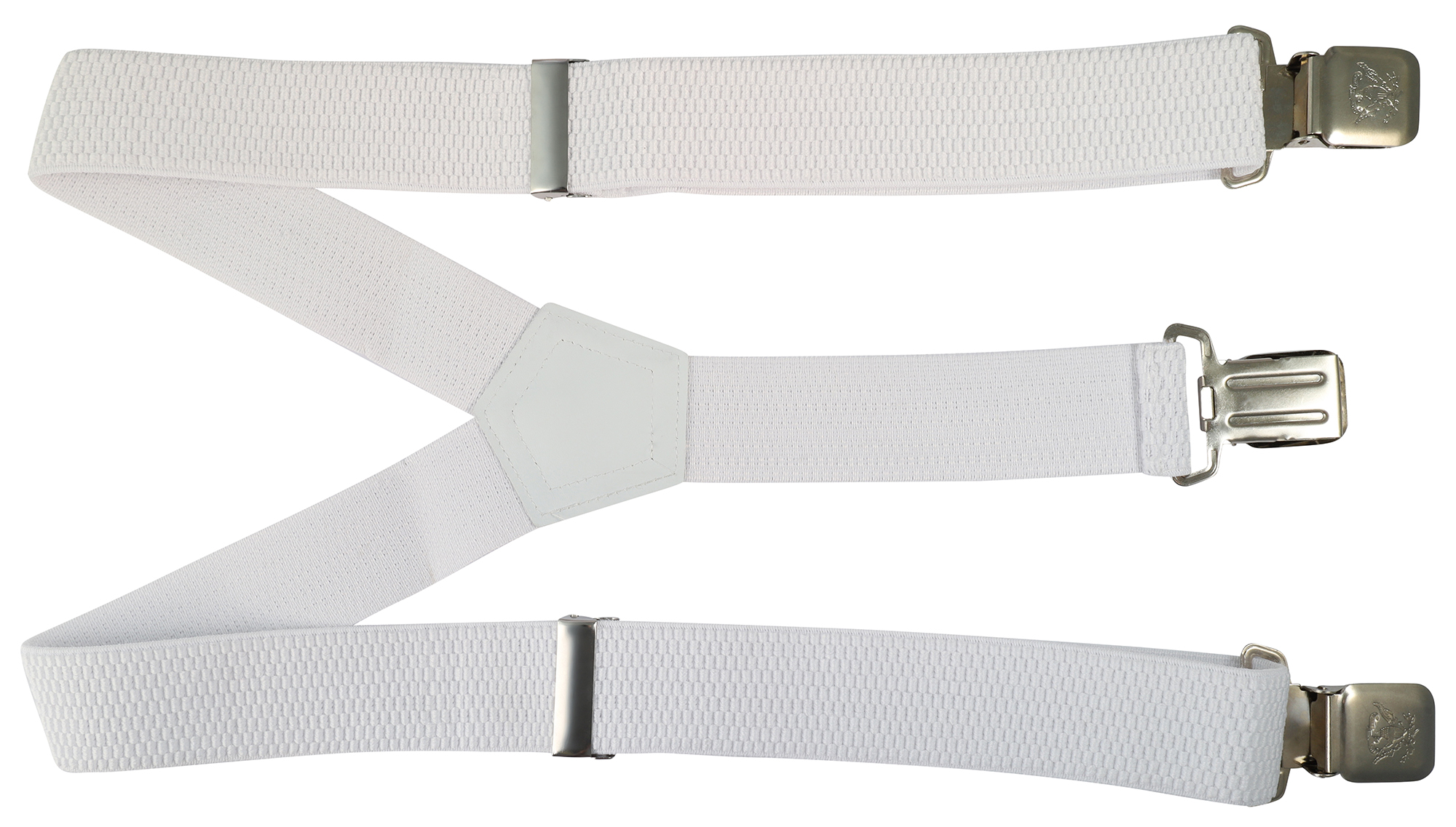 Hosenträger, 130 cm, elastisch, weiß