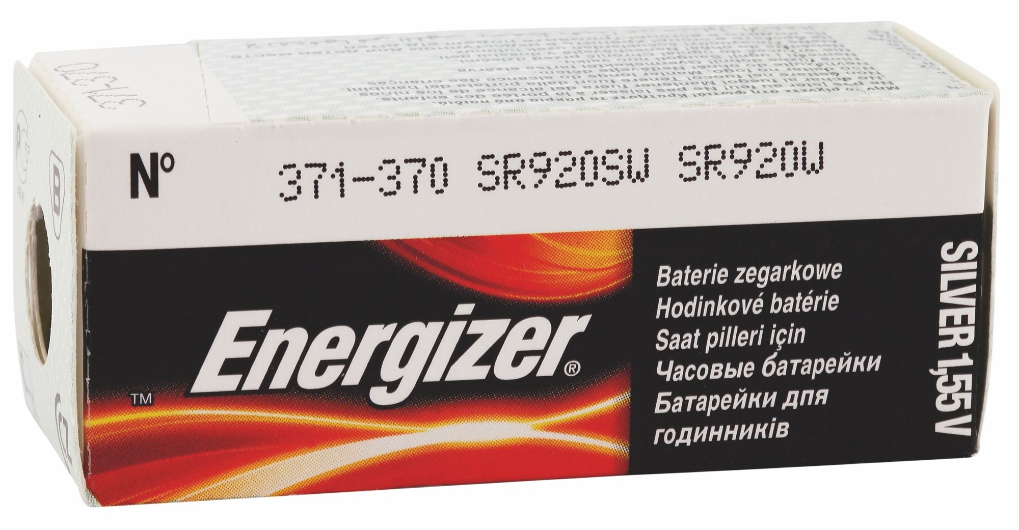 ENERGIZER Knopfzellen, 0% Quecksilber , Verpackungsinhalt 10 Stück, 371/370