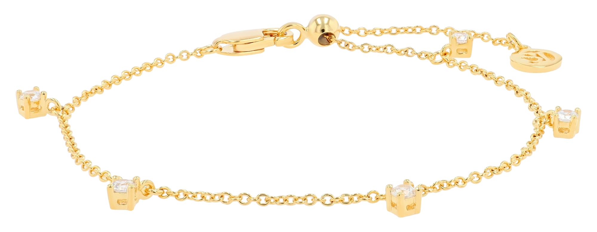Sif Jakobs Jewellery 925/- Echt Silber Armband "Ellera Piccolo", Zirkonia, 19 cm (kürzbar)