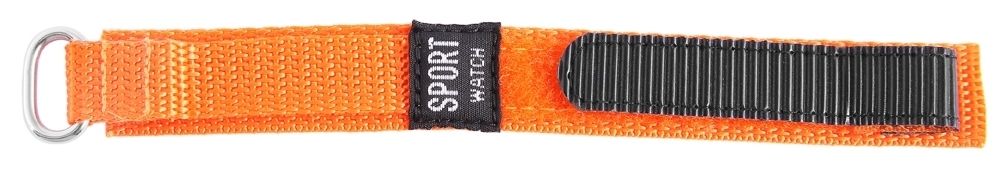 Klett-Uhrenarmbänder, orange, VE 12, 14 mm