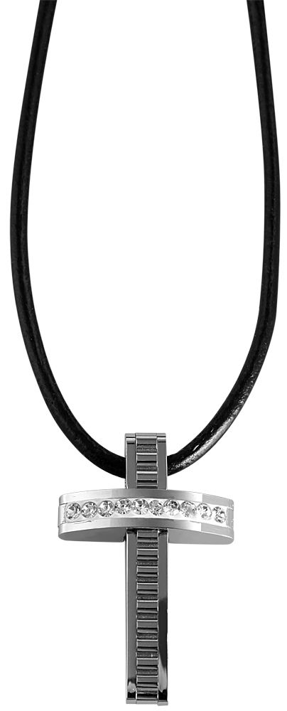 Akzent Echtleder  Lederkette, Länge: 50 cm / Stärke: 2 mm