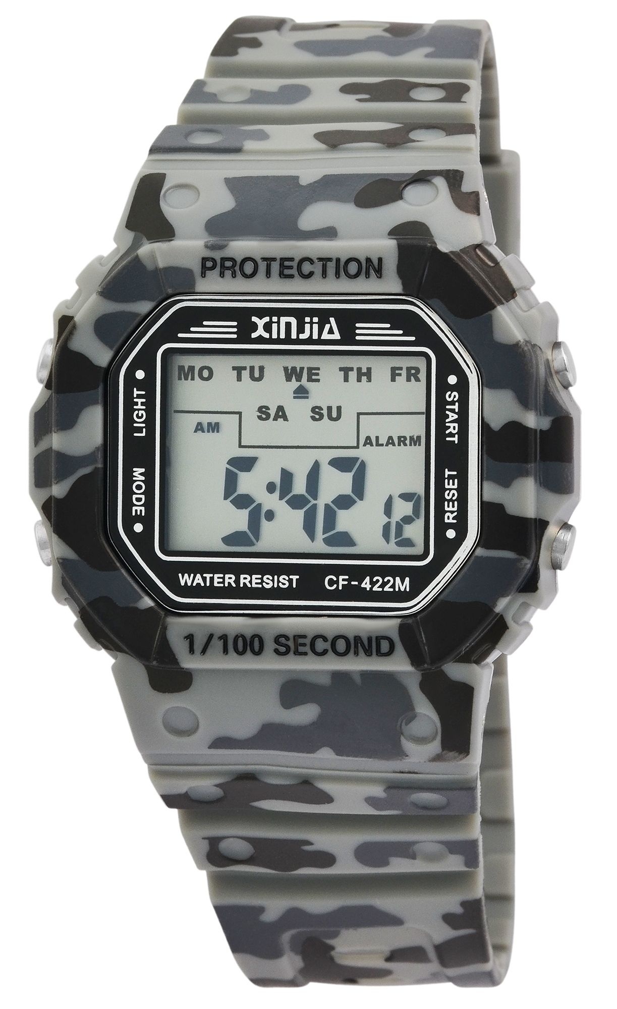 XINJIA Herrenuhr mit Silikonband