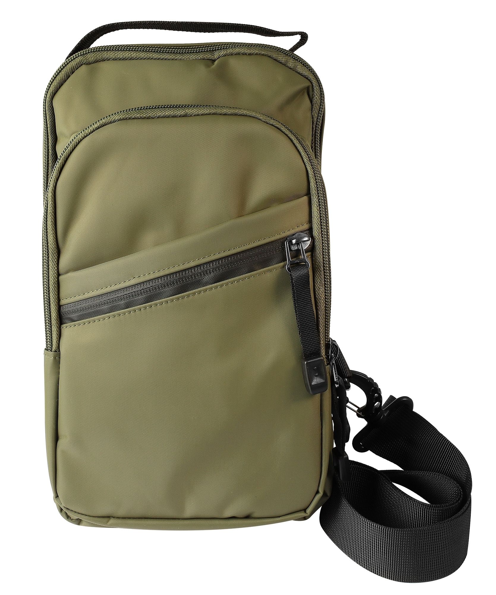 Brusttasche/Bodybag aus Polyester, grün