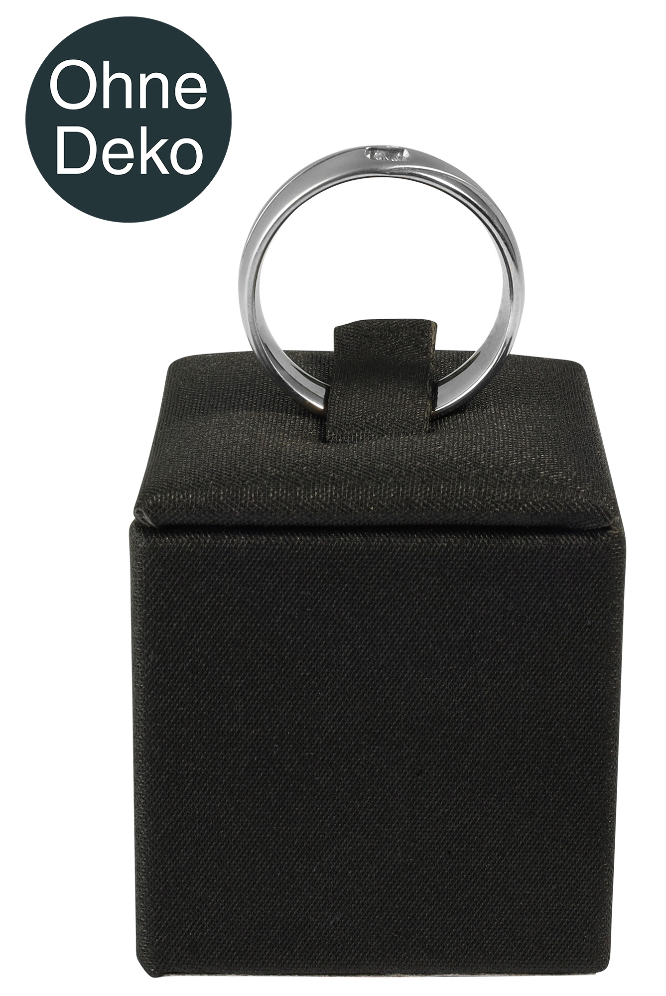 Aufsteller für Ringe, Kunststoff, schwarz