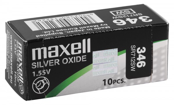 MAXELL Knopfzellen, 0% Quecksilber, Verpackungsinhalt 10 Stück