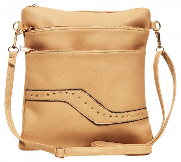 Damenhandtasche "Crossbody-Bag" aus Lederimitation