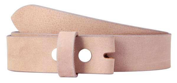 Leonardo Verrelli Echtleder Gürtel für Wechselschnallen, rosa, 80 cm - 115 cm