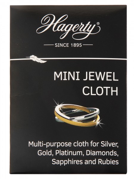 Hagerty Mini Jewel Cloth, Schmuckpflegetuch, 9 x 12 cm