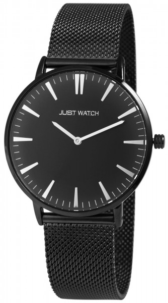 Just Watch analoge 2-Zeiger Unisex-Armbanduhr