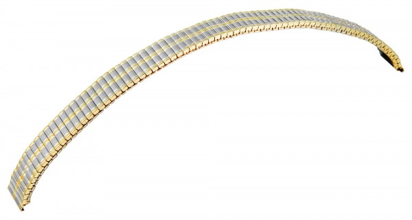 Uhren Ersatz Zugband , gold und silber , 12 mm , zweifarbig, länge : 16 cm