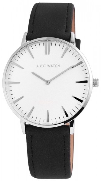 Just Watch analoge 2-Zeiger Unisex-Armbanduhr