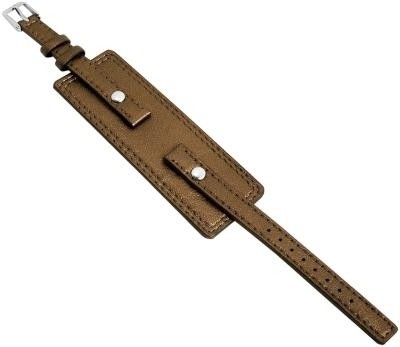 Raptor Echtleder-Uhrenarmband, braun, 10 mm