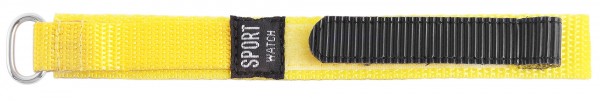 Klett-Uhrenarmbänder, gelb, VE 12, 14 mm