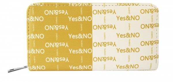 Damengeldbörse "Yes&No"aus Lederimitat