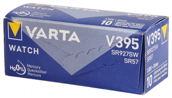 Varta Batterie Silberoxid Knopfzellen - VE 10 Stück - V301-V399