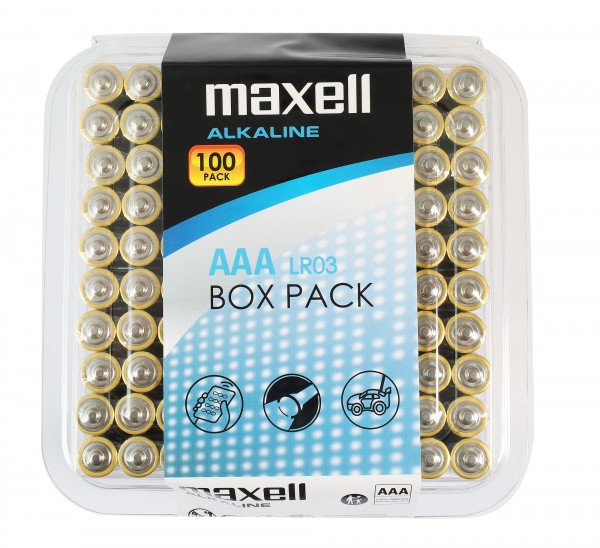 Maxell Alkaline LR03/LR6 im 100er Paket