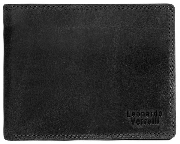 Leonardo Verrelli Geldbörse aus Echtleder, RFID-Schutz