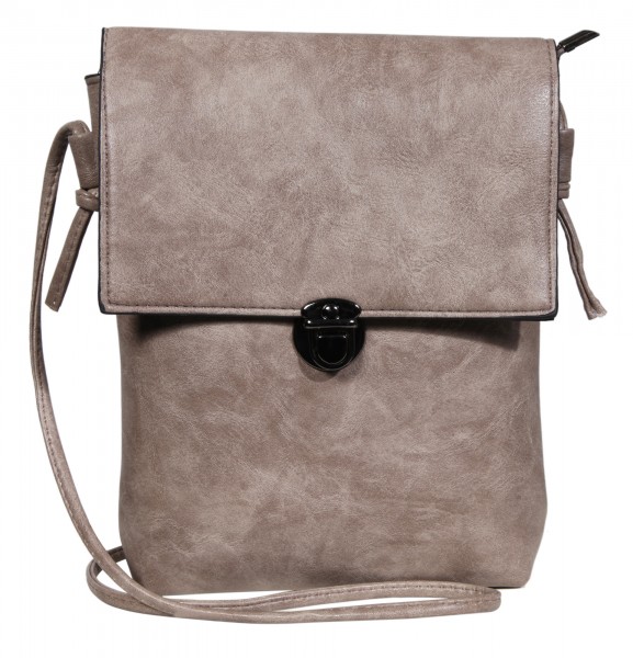 Damen Handtasche aus Lederimitat, Maße: 21 x 25 x 6 cm