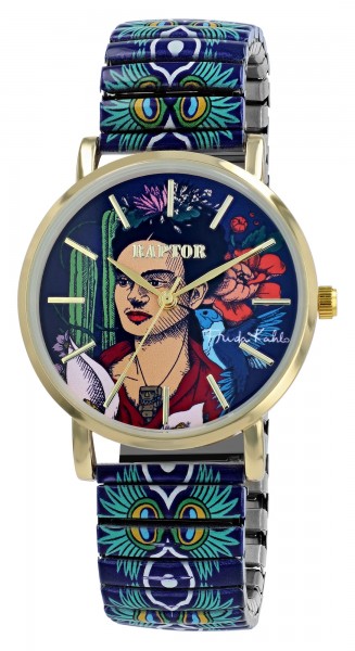 Raptor Damenarmbanduhr "Frida Kahlo Edition" mit Zugband