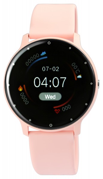 TimeTech Smartwatch mit Silikonarmband