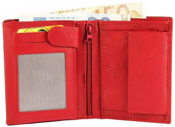Excellanc Herren Geldbörse aus Echtleder. Format 10 x 12 cm.