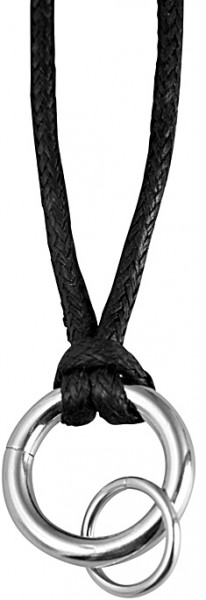 Akzent Textil Halskette, Länge: 60 cm / Stärke: 2 mm