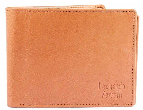 Leonardo Verrelli Herren Geldbörse aus Echtleder. Format 12 x 9 cm.