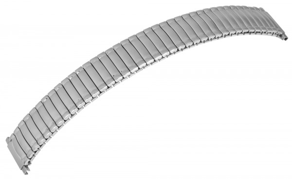 Edelstahl Zugarmband für Uhren, poliert, flexibler Bandanstoß 16 mm - 23 mm
