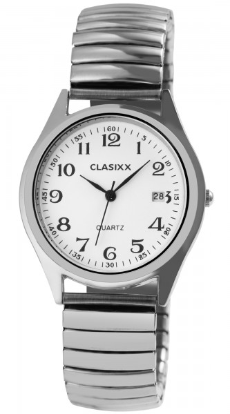 Classixx Herrenuhr mit Edelstahlzugband