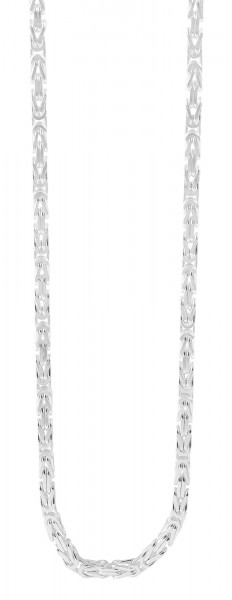 925/- Echt Silber Königskette "Kilian", 4 mm, weiß