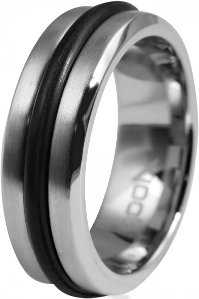 Unisex-Ring aus Edelstahl UVP 29,00 €