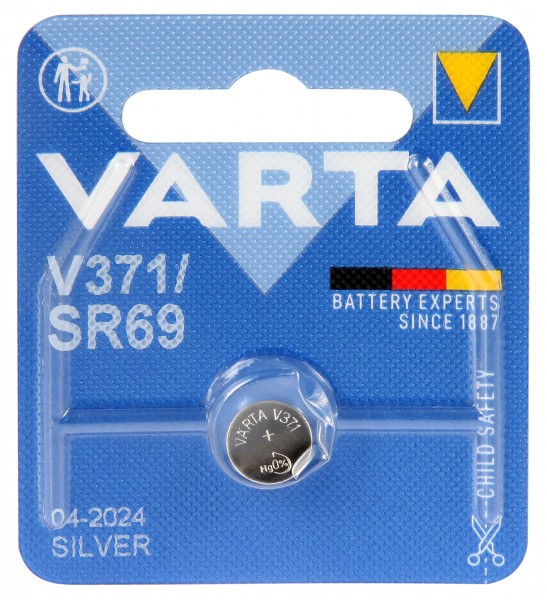 Varta Batterie Uhrenbatterien Knopzelle V377 SR69