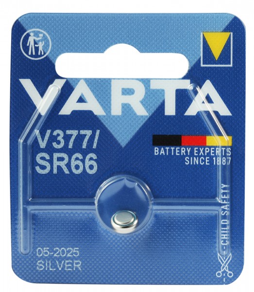 Varta Batterie Silberoxid Knopfzelle - 1er Blister 362 - 395