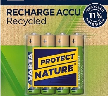VARTA RECHARGE ACCU Recycled, 4er Blister