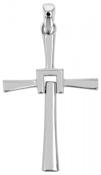 "Cruz" - Kreuz, 925/rh Echt Silber Anhänger