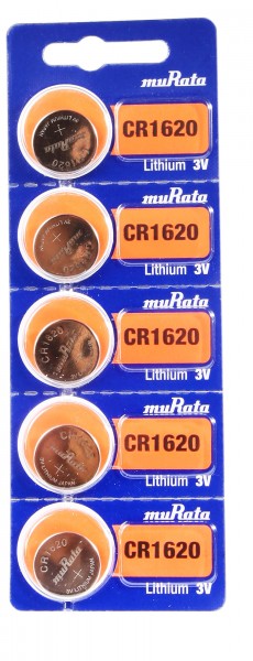 Murata Lithium Zellen im 5er Blister, CR1216 - CR2450