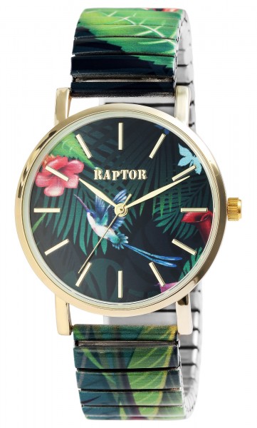 Raptor Damenarmbanduhr "Colorful Edition" mit Zugband