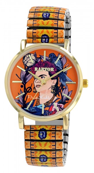 Raptor Damenarmbanduhr "Frida Kahlo Edition" mit Zugband